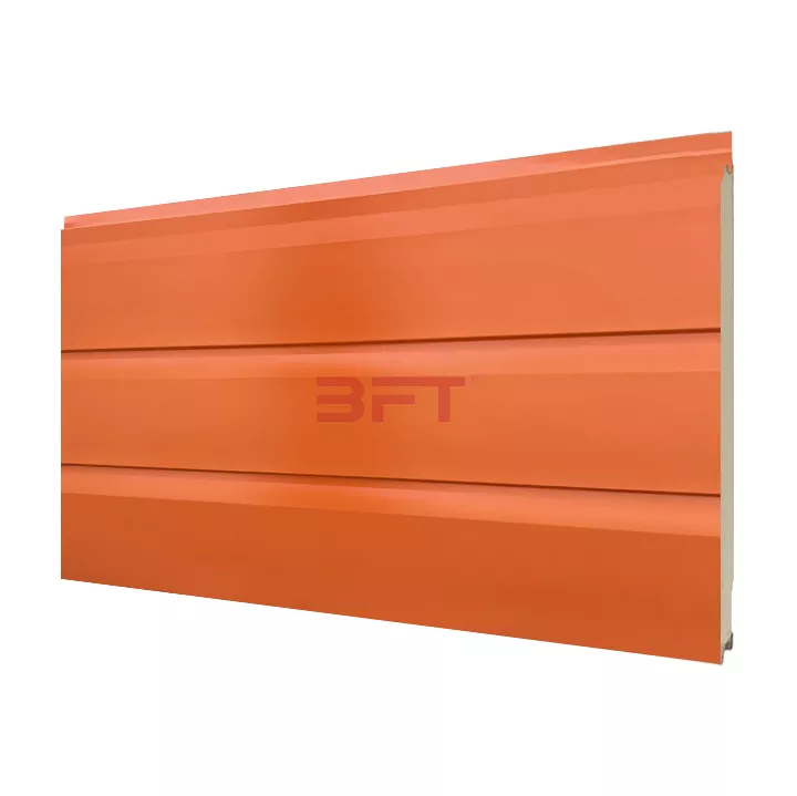 לוח ציפוי מתכת כפול משופע מחורץ